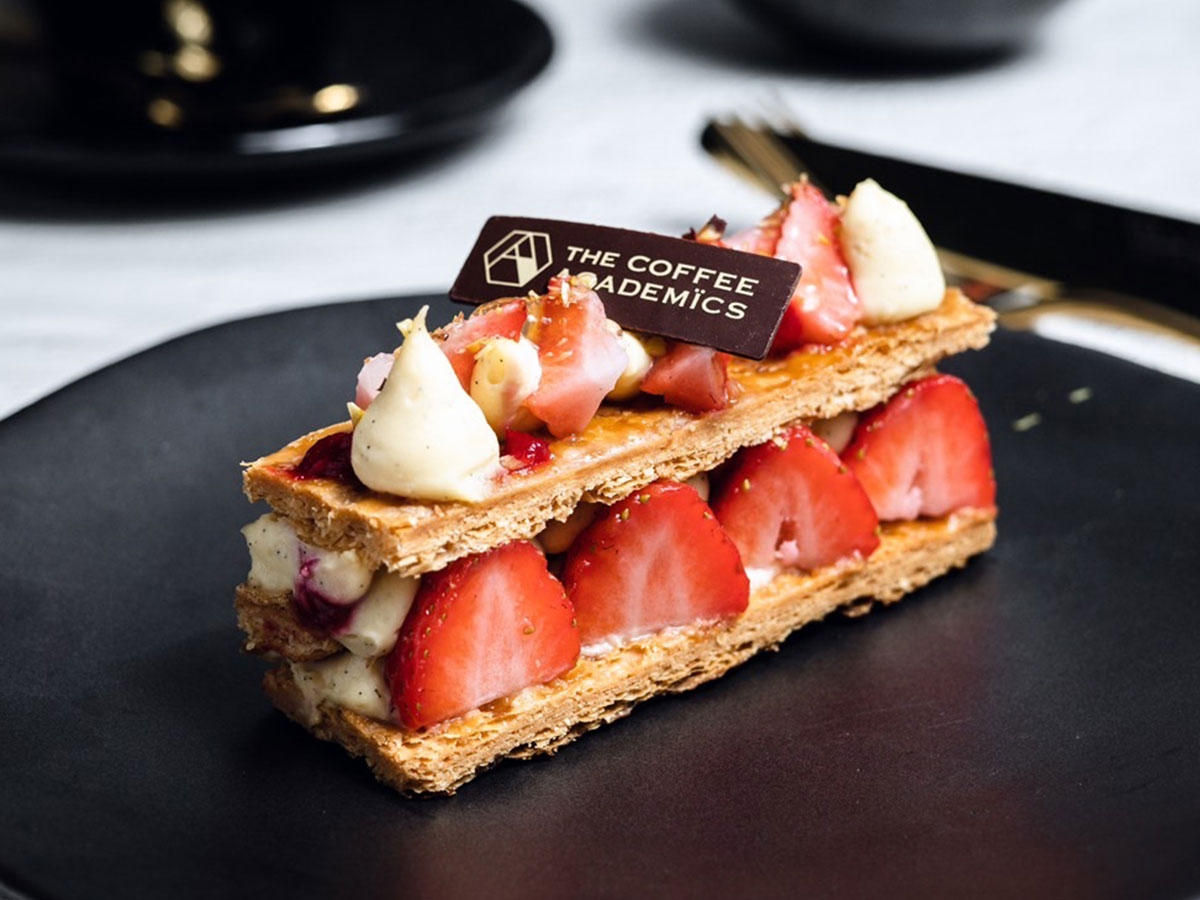 Vanilla Strawberry Millefeuille